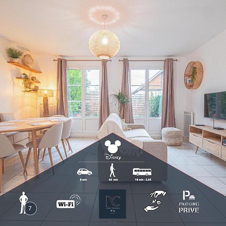 *Disneyland-Paris* 7Pers, Wifi, Parking Bailly-Romainvilliers Eksteriør billede